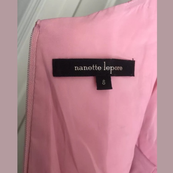 Nanette Lepore Gorgeous Floral Dress Size 8 ruched - Picture 3 of 8